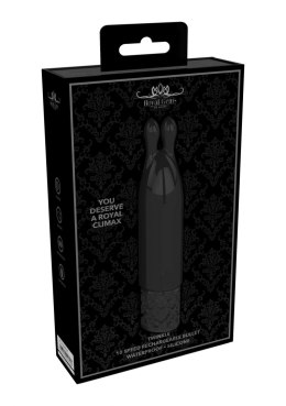 Twinkle - Rechargeable Silicone Bullet - Black Royal Gems