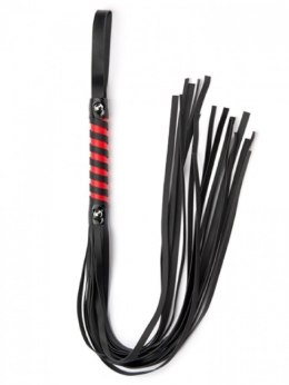 Black Red Long Stripe Flogger ARGUS