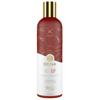 Dona - Essential Massage Oil Rev Up Mandarin & Ylang Ylang 120 ml Dona