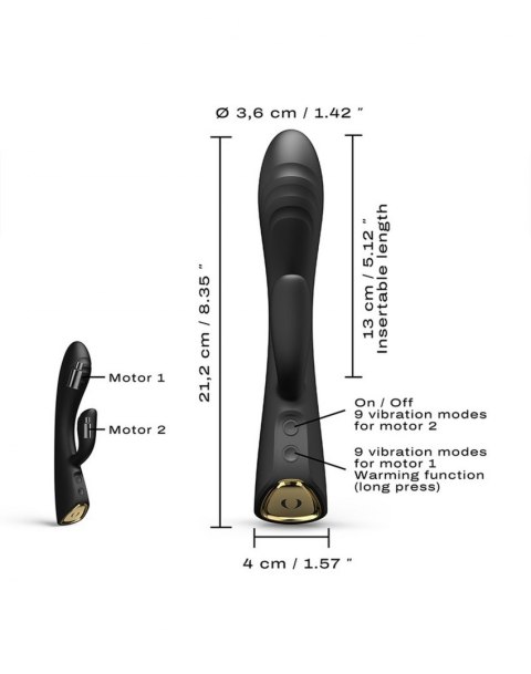 FLEXI RABBIT BLACK Dorcel