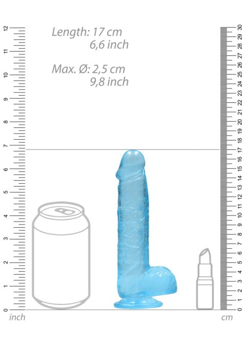 Realistic Dildo with Balls - 6""""/ 15 cm RealRock