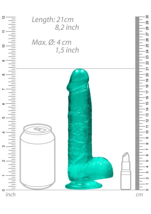 Realistic Dildo with Balls - 8""""/ 21 cm RealRock