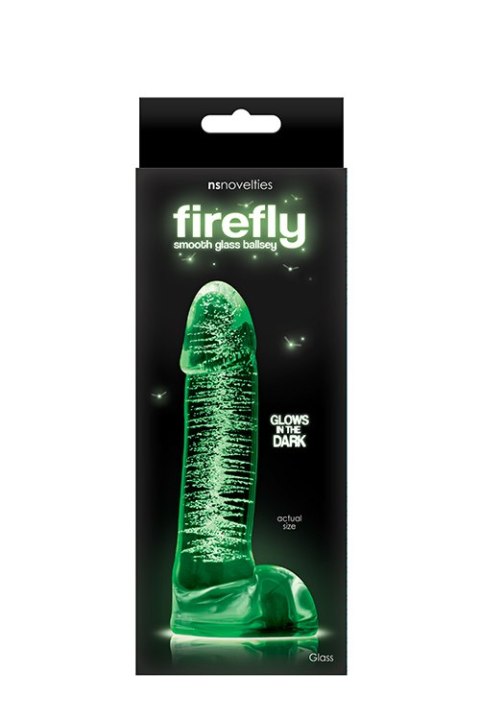 FIREFLY GLASS SMOOTH BALLSEY 4INCH DILDO NS Novelties