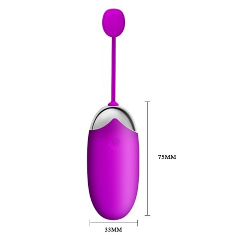 Wibrujące Jajko sterowane aplikacją - ABNER EGG 12 function vibrations USB, APP Pretty Love