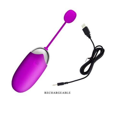 Wibrujące Jajko sterowane aplikacją - ABNER EGG 12 function vibrations USB, APP Pretty Love