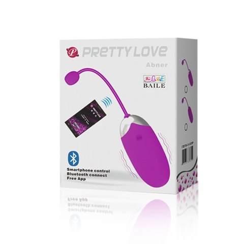 Wibrujące Jajko sterowane aplikacją - ABNER EGG 12 function vibrations USB, APP Pretty Love