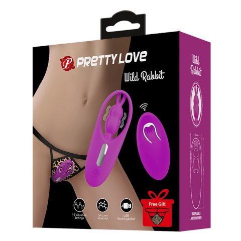 PRETTY LOVE - Wild Rabbit, 12 vibration functions Wireless remote control Pretty Love