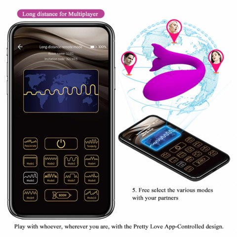 PRETTY LOVE - Jayleen, 12 vibration functions Mobile APP Long-distance Control Pretty Love