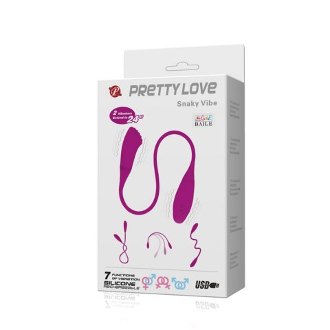 PRETTY LOVE - Snaky Vibe, 7 vibration functions Bendable Pretty Love