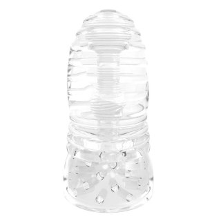 Masturbator- Me You Us Glacier Dual End Stroker Male Masturbator Transparent Me You Us