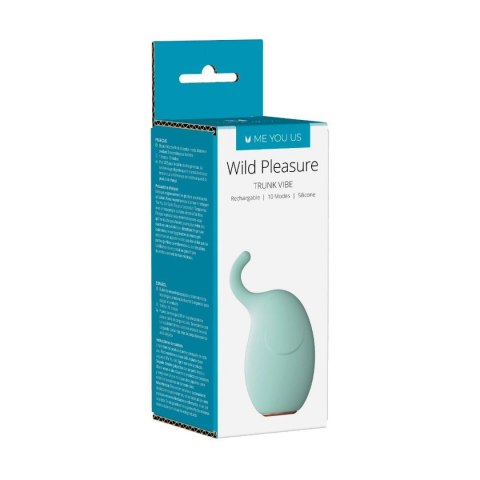 Me You Us Wild Pleasure Trunk Vibrator Turquoise Me You Us