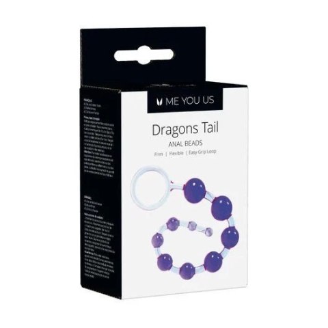 Plug/kulki- Me You Us Dragonz Tail Anal Beads Violet Me You Us