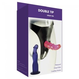 Proteza- Me You Us Double Tip Strap On Pink Me You Us
