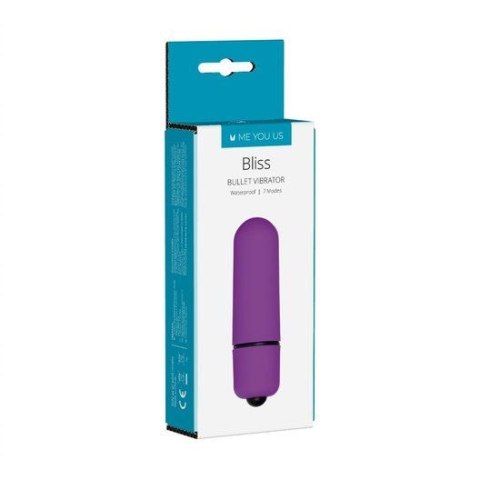 Wibrator- Me You Us Bliss 7 Mode Mini Bullet Vibrator Purple Me You Us