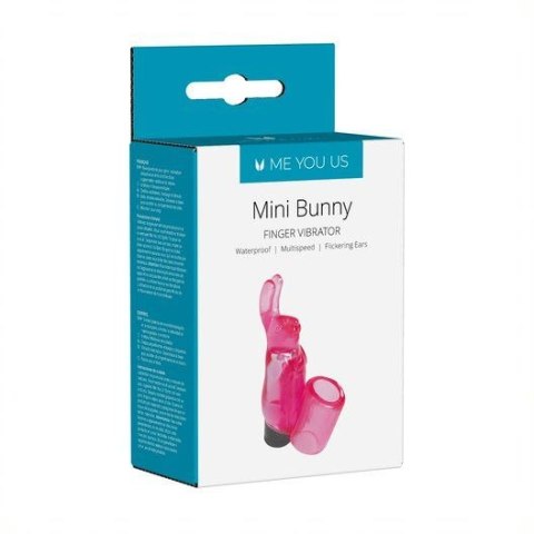 Wibrator- Me You Us Mini Bunny Finger Vibrator Pink Me You Us