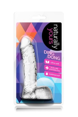 Dildo-NATURALLY YOURS DING DONG CLEAR Blush