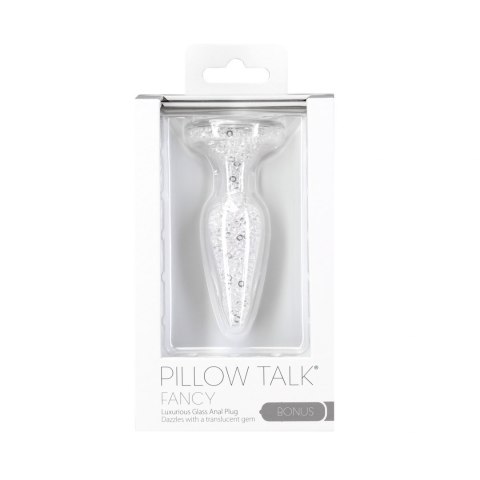 Pillow Talk - Fancy Luxurious Glass Anal Plug with Bonus Bullet Pillow Talk