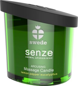 Swede - Senze Arousing Massage Candle Lemon Pepper Eucalyptus Swede