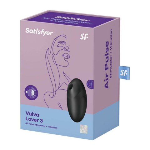 Vulva Lover 3 black Satisfyer