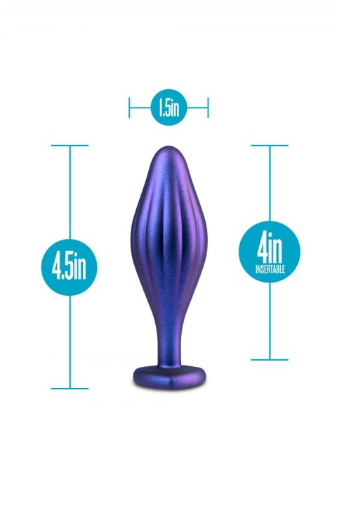 ANAL ADVENTURES MATRIX WAVY BLING PLUG SAPPHIRE Blush