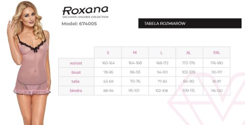 Koszulka i stringi 6740 L Roxana