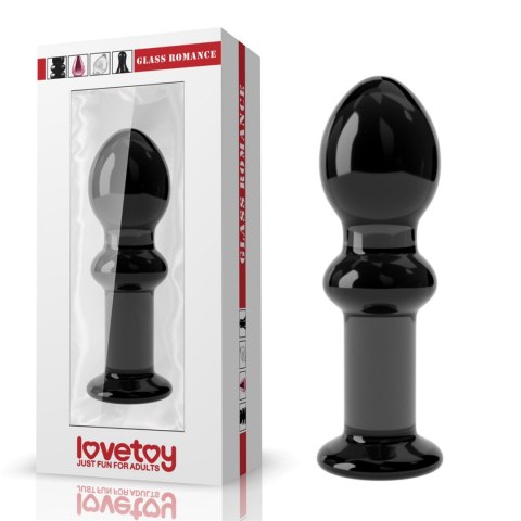 4.5"" Glass Romance Black Lovetoy