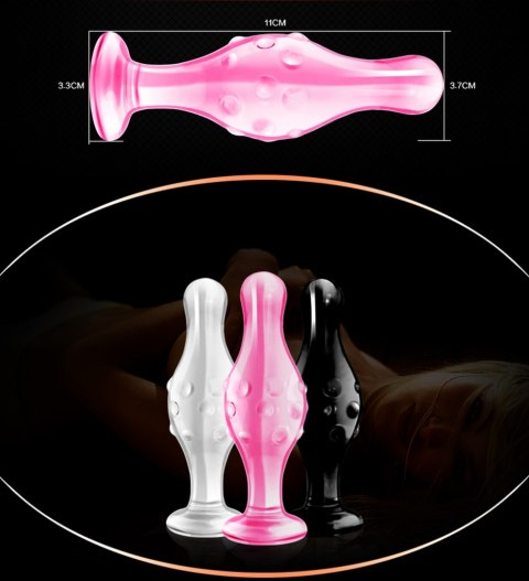 4.5"" Glass Romance Black Lovetoy