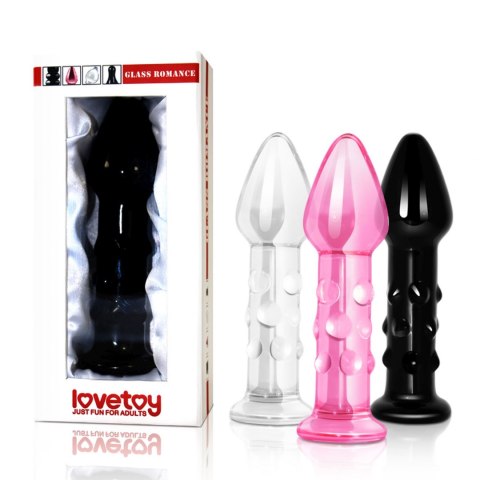 5.5"" Glass Romance Black Lovetoy