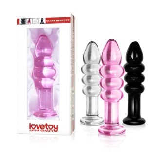 5.5"" Glass Romance Black Lovetoy