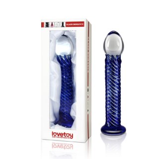 7.5"" Glass Romance Blue Lovetoy