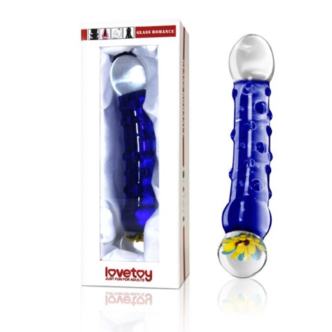 7.5"" Glass Romance Blue Lovetoy