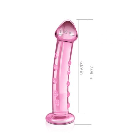 7.5"" Glass Romance Pink Lovetoy