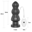 7.8"" King Sized Vibrating Anal Rigger Lovetoy