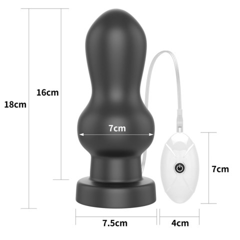 7"" King Sized Vibrating Anal Rammer Lovetoy