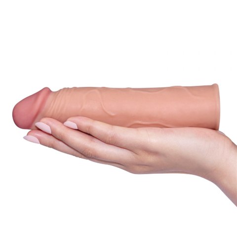 Add 1"" Pleasure X Tender Penis Sleeve Flesh Lovetoy