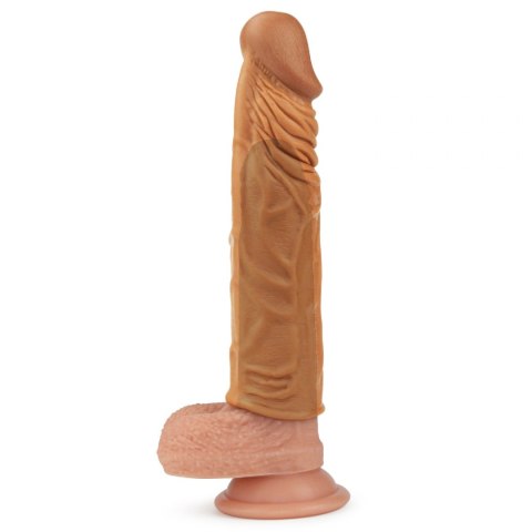 Add 2"" Pleasure X Tender Penis Sleeve Brown Lovetoy