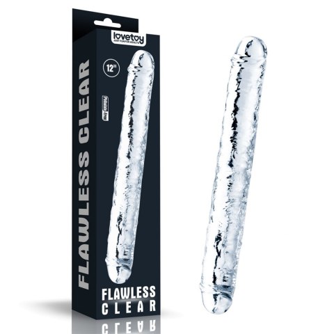 Flawless Clear Double dildo 12'' Lovetoy