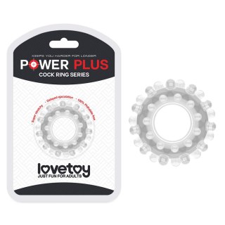 POWER PLUS Cockring Clear Lovetoy