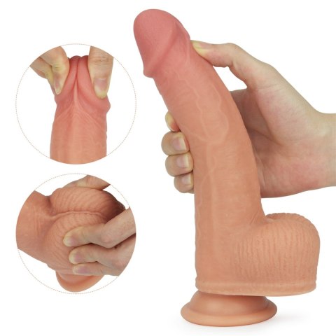 8.5"" Dual layered Silicone Rotating Nature Cock Anthony Lovetoy