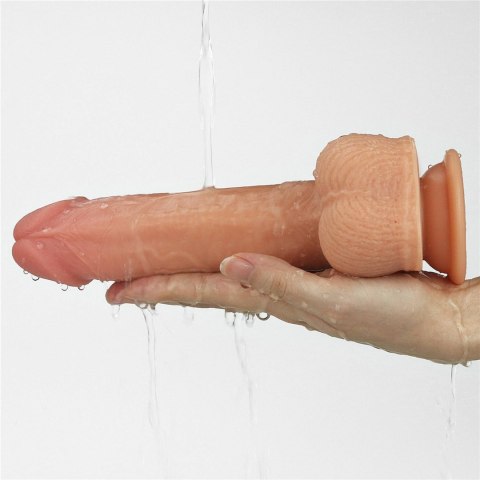 8.5"" Dual layered Silicone Rotating Nature Cock Anthony Lovetoy