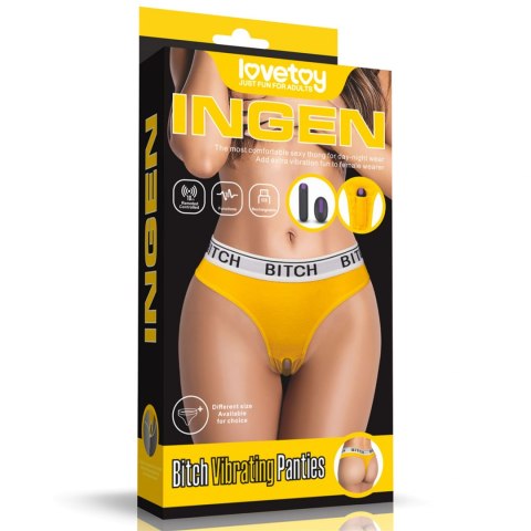 Bitch Vibrating Panties (24~27 inch waist) Lovetoy