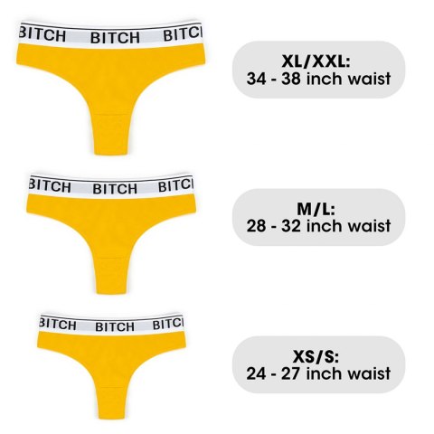 Bitch Vibrating Panties (24~27 inch waist) Lovetoy