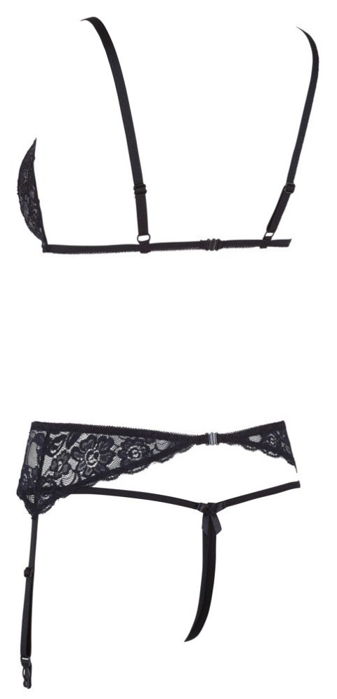 Lace Suspender Set XL Cottelli LINGERIE