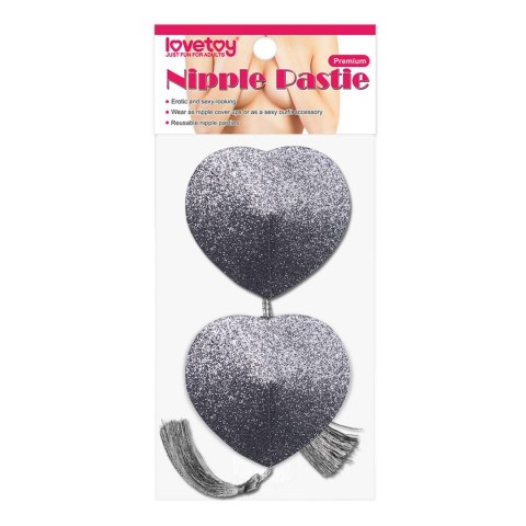 Reusable Glitter Heart Tassel Nipple Pasties Lovetoy