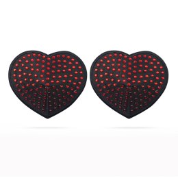 Reusable Red Diamond Heart Nipple Pasties Lovetoy
