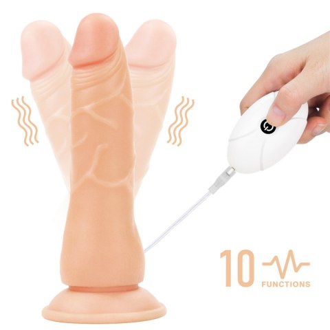 Vibrating Easy Strapon Set 7.5'' Lovetoy