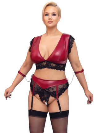 Komplet Biustonosz i Figi - Bra Set Bondage 3XL Cottelli BONDAGE