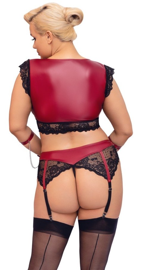 Komplet Biustonosz i Figi - Bra Set Bondage 3XL Cottelli BONDAGE