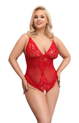 Crotchless Body red 4XL Cottelli CURVES