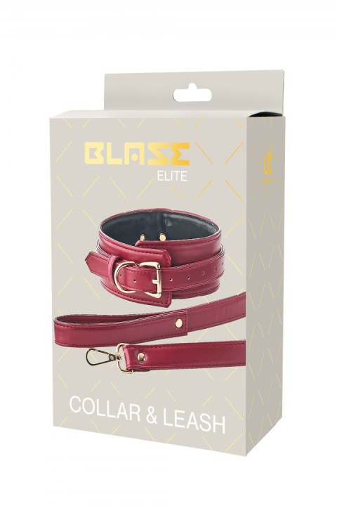 BLAZE ELITE COLLAR AND LEASH RED Dream Toys